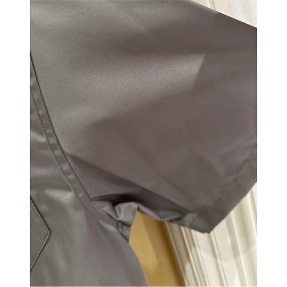 Prada Silver re-nylon button up Label shirt - Picture 6 of 7